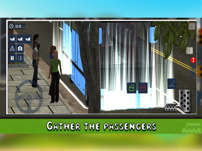 Bus Travel Drive Simulation