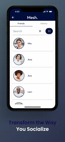 Game screenshot Mesh. Four people together hack