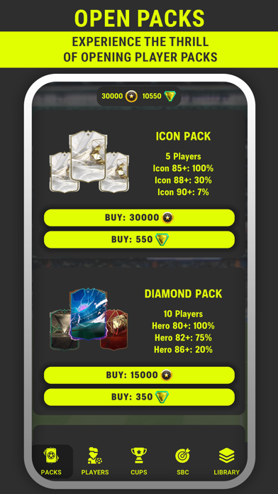 Screenshot #1 pour FC Pack Opener 24