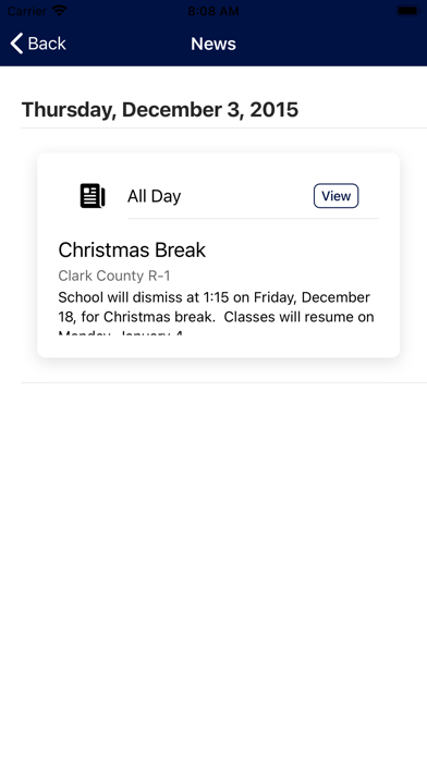 Clark County R-1 District Screenshot