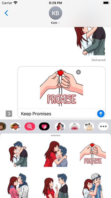 Keep Promises Sticker Pack Screenshot