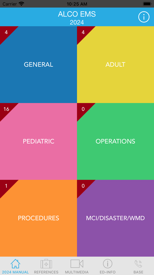 #1. ALCO EMS Mobile Field Manual (iOS) Podle: Alameda County Emergency Medical Services
