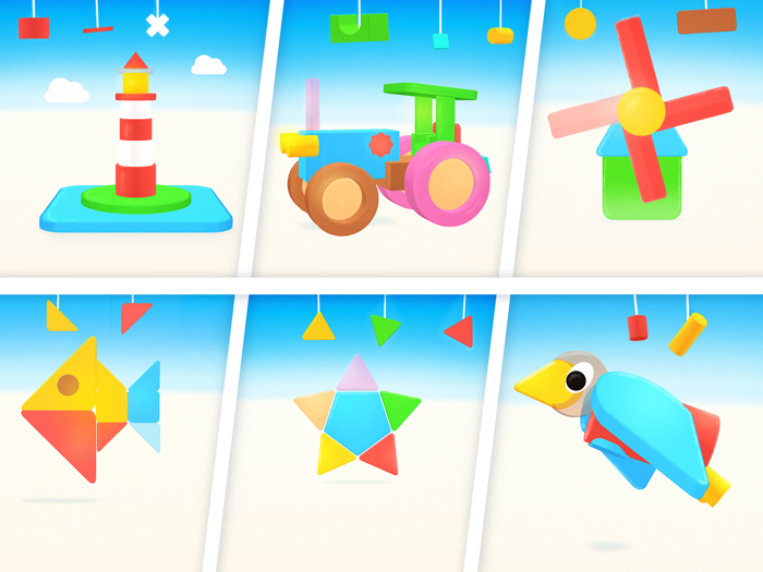 Puzzle Shapes Toddlers and Kids