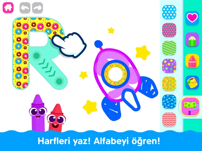 Eğitici çocuk boyama oyunları App Store'da