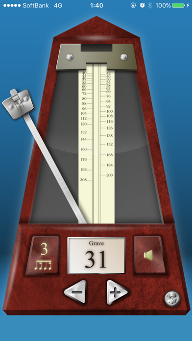 Screenshot #1 pour Metronome Lite by Piascore