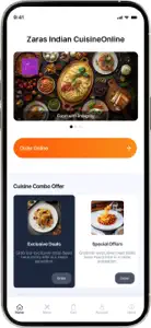 Zara's Indian Cuisine-Online screenshot #1 for iPhone