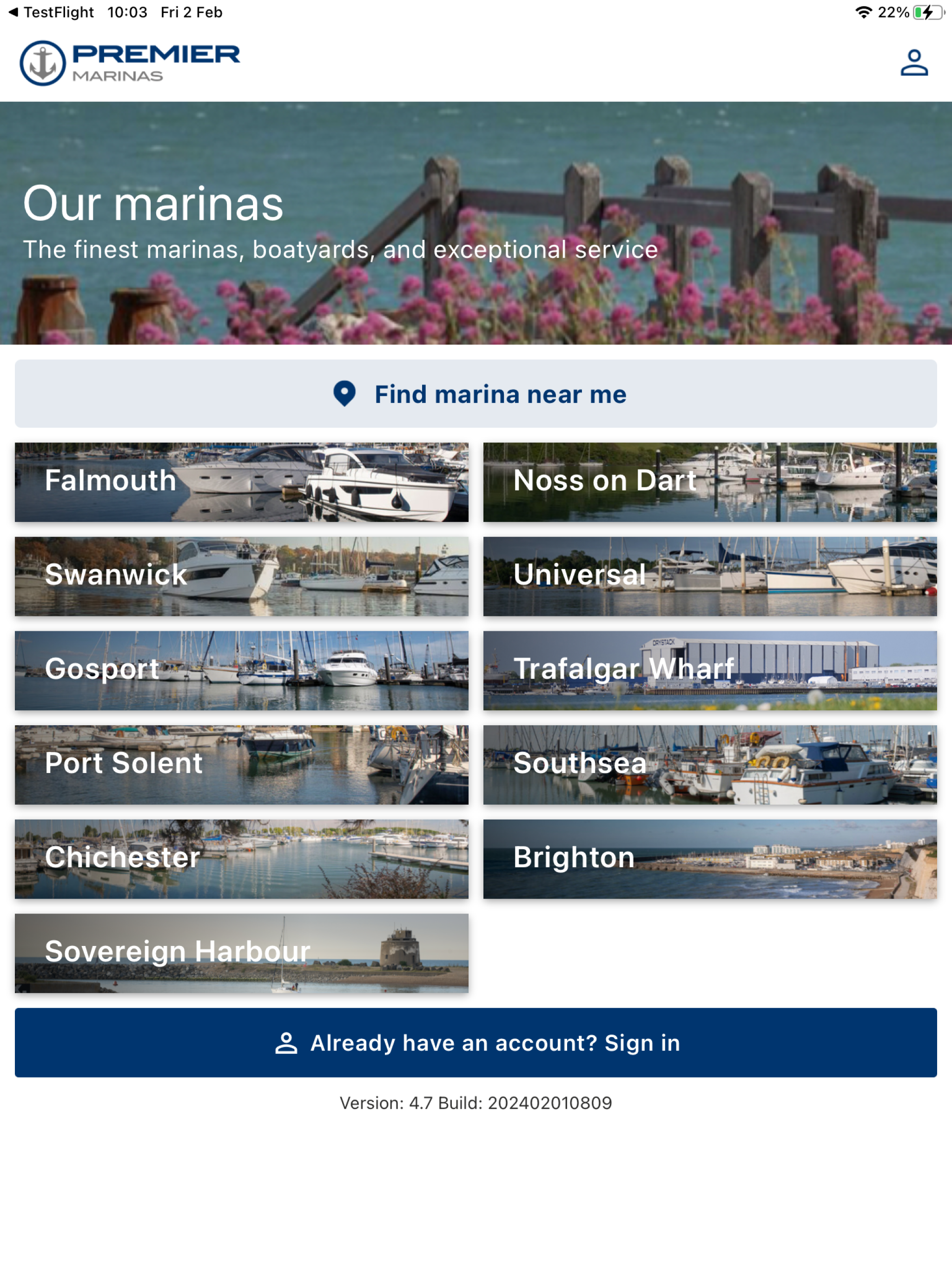 Premier Marinas screenshot 11