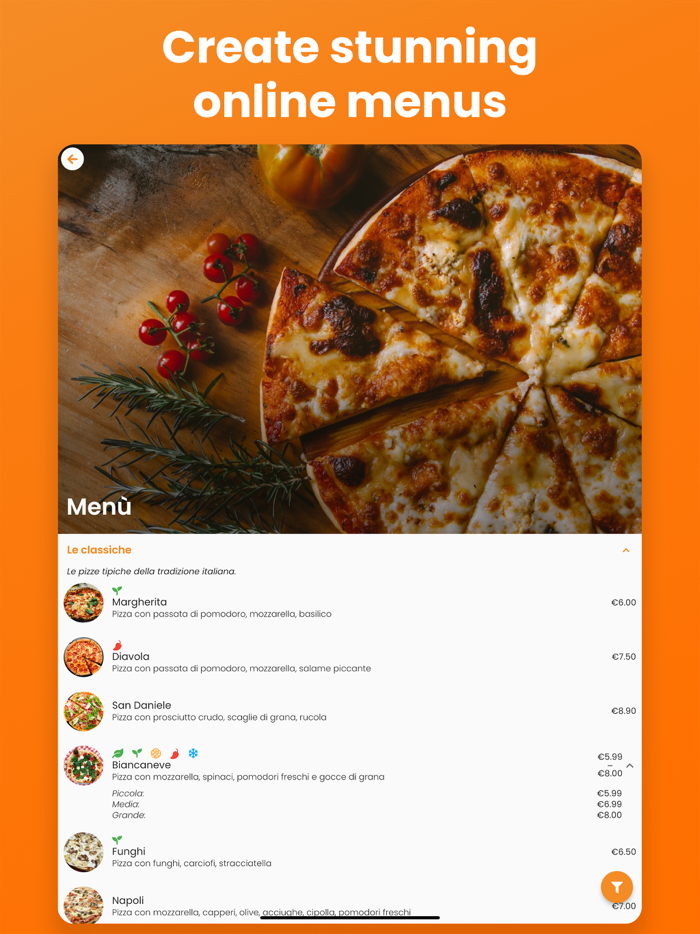 EgoMenu stunning online menus