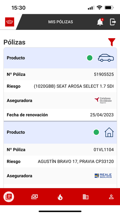 App "Mi Corredor" Screenshot