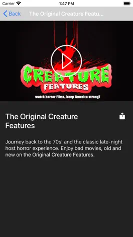 Game screenshot Creature Features Network apk