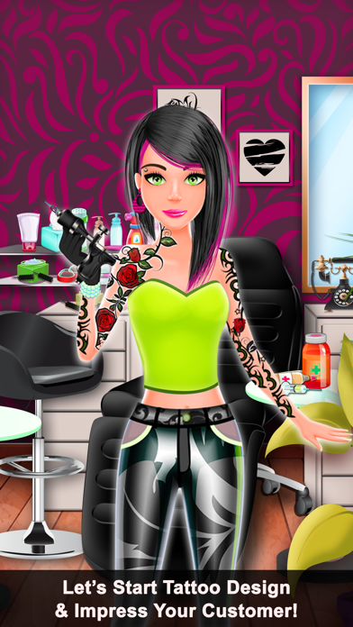 Tattoo Salon - 3D Tattoo Maker Screenshot