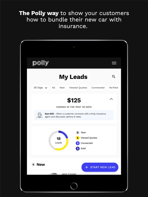 Polly™ for Dealers iPad screenshot 2 - Business app