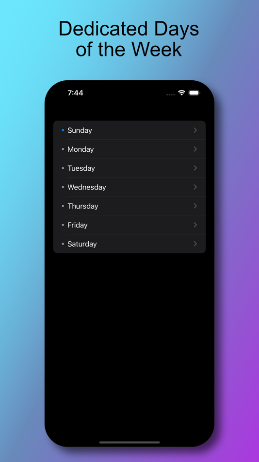 #3. Simple Week Checklist (macOS) 由: Ebey Tech LLC
