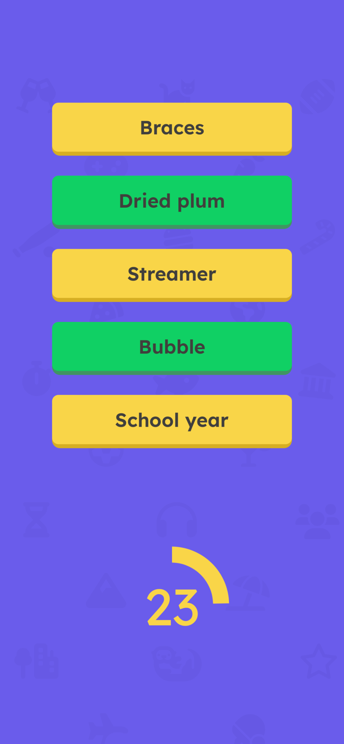 30 seconds Five in Thirty