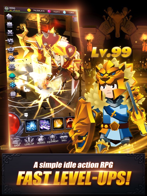 AFK Dungeon : Idle Action RPG screenshot 2