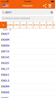 hangman solver: hint, cheat iphone screenshot 2