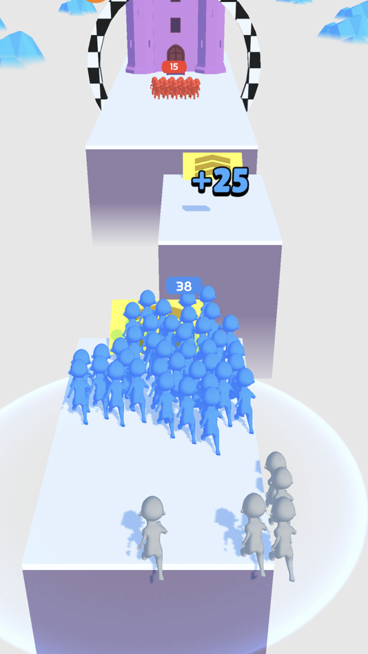#1. Jumping Crowd! (iOS) Podle: Rajat Ujawane