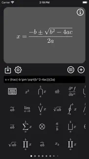 latex equation editor iphone screenshot 1