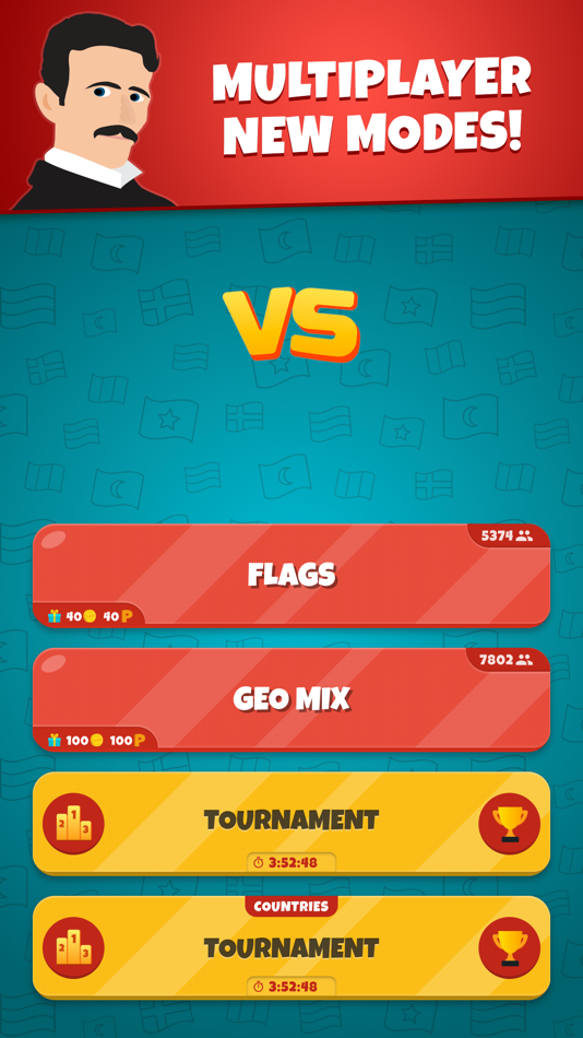#2. Flags 2: Map - Geography Quiz (iOS) 由: gedev