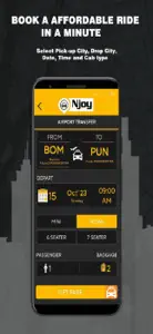 Njoy Cabs - Outstation Taxi screenshot #2 for iPhone