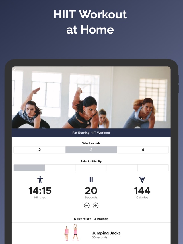 Hiit workout at home app hotsell