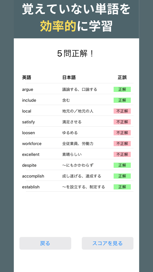 #5. 【即戦力】話せる英単語- TOEIC,英会話,留学 (iOS) 由: toshiaki masaya