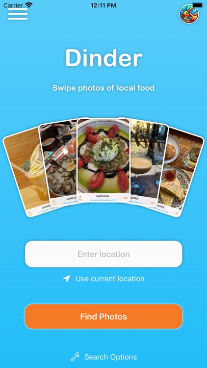 Dinder - Meal Matches