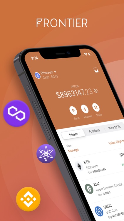 Frontier: Crypto & DeFi Wallet