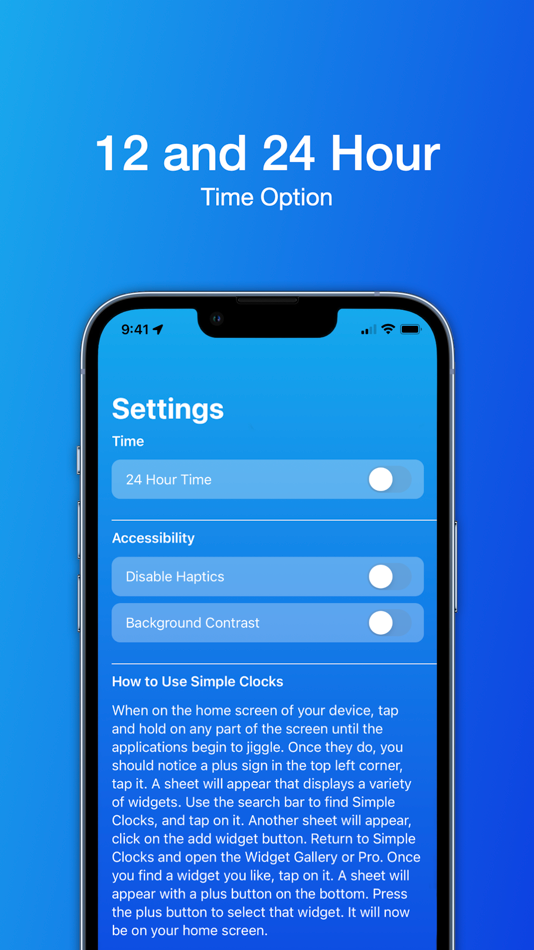 #7. Simple Clocks: Clock Widgets (iOS) Podle: Joseph Vedda