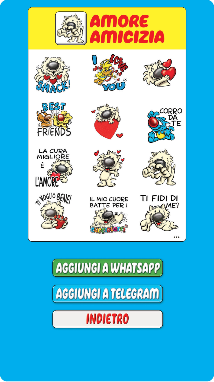 Stickers Amici Cucciolotti
