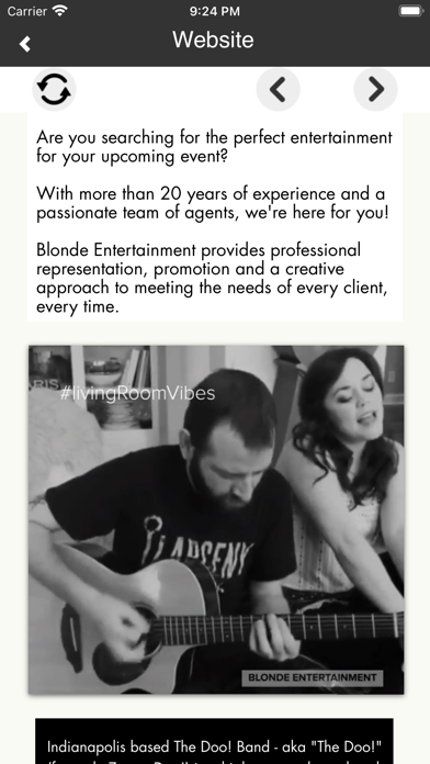 Blonde Entertainment Screenshot