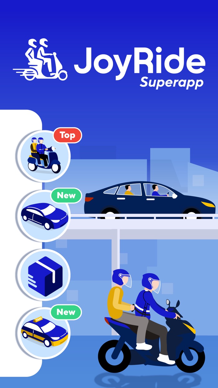 JoyRide - Book Car and MC Taxi