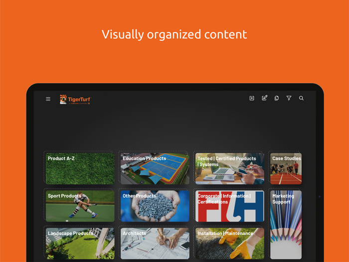 TigerTurf APAC portal