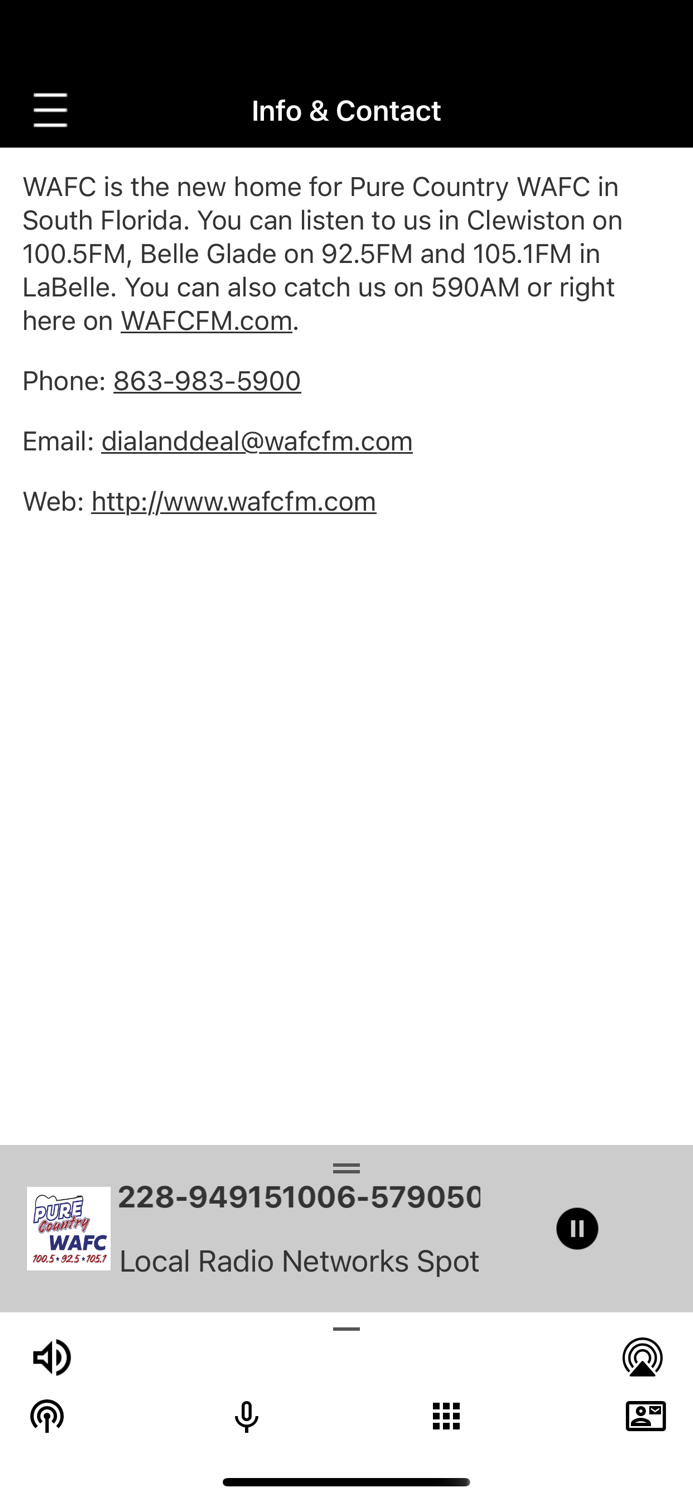 WAFC-FM Pure Country