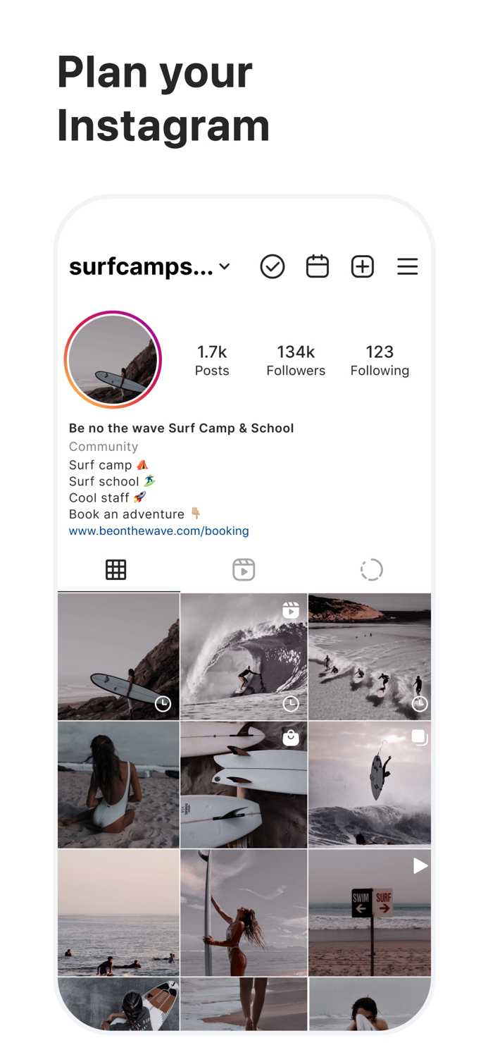 My Feed・Grid Preview and Planner