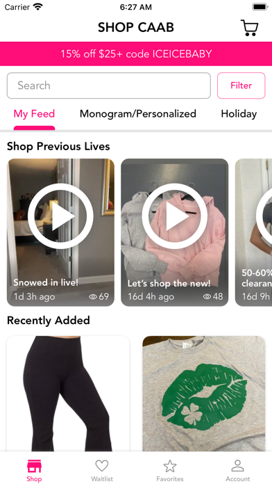 SHOP CAAB Screenshot