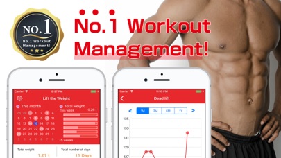 Gym get-fit workout Diary Screenshot