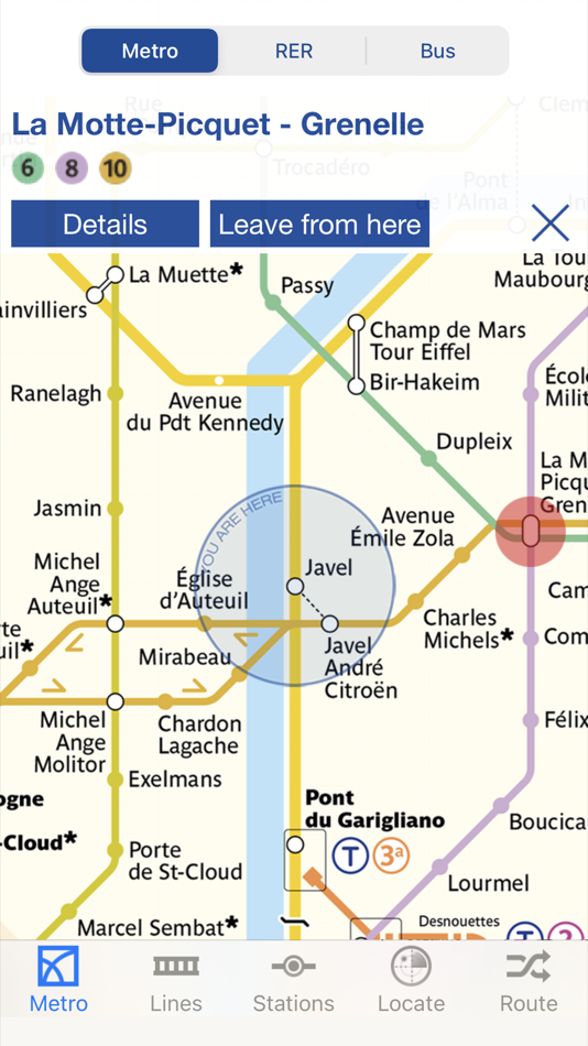 Metro Paris - Map & Routes - 3.10 - (iOS)