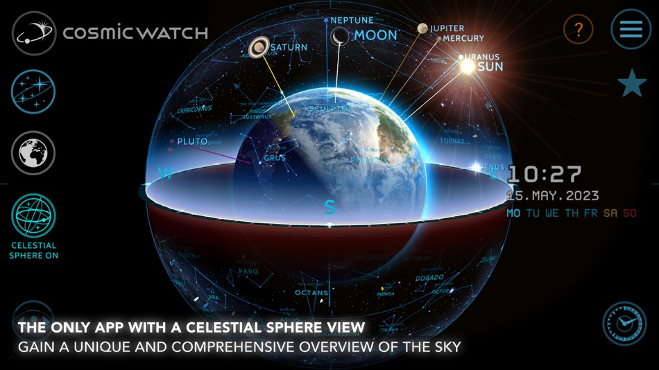 #3. Cosmic-Watch (iOS) 由: Celestial Dynamics AG