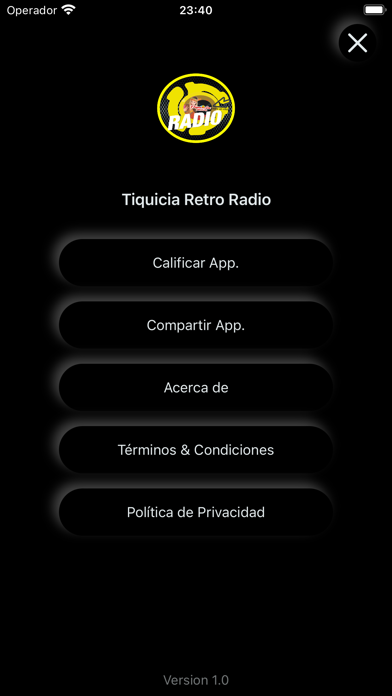 Tiquicia Retro Radio Screenshot