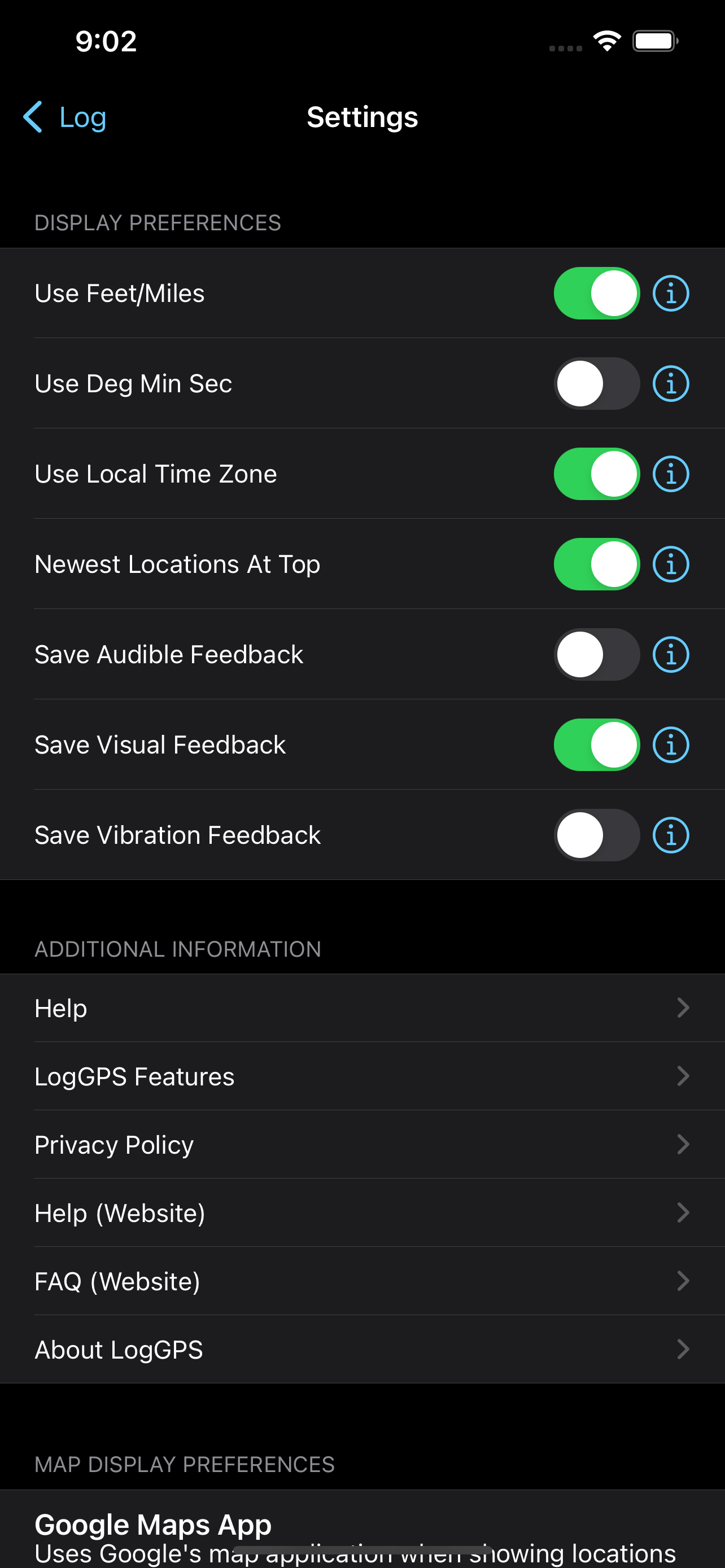 Log GPS screenshot 3