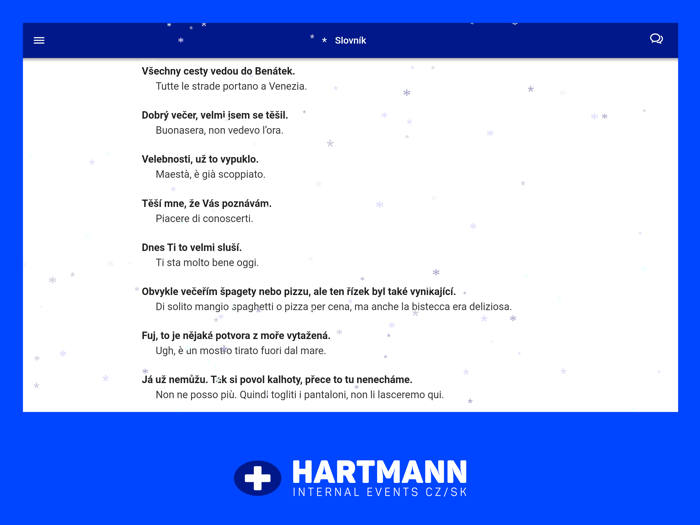 HARTMANN Internal Events CZ-SK