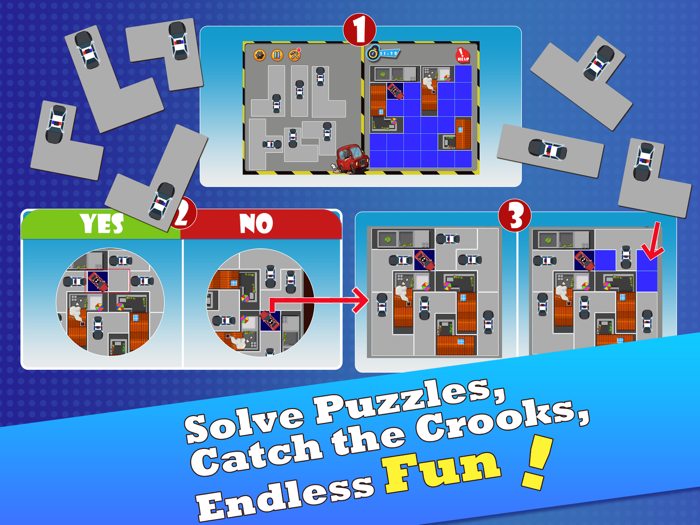 Block Puzzle Cops vs Robbers