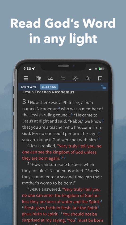 #10. NIV Bible App + (iOS) 由: Gospel Technologies LLC