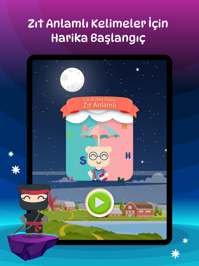 Çocuk Zeka Oyunu Zıt Anlamlı