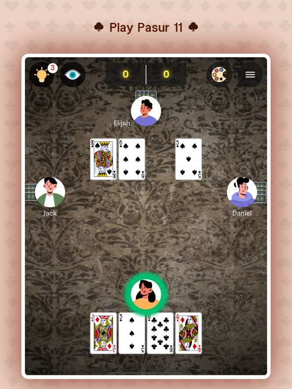 Pasur11 iPad screenshot 1 - Games app