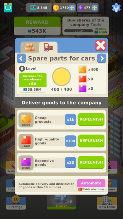 Idle Supermarket City Tycoon Screenshot
