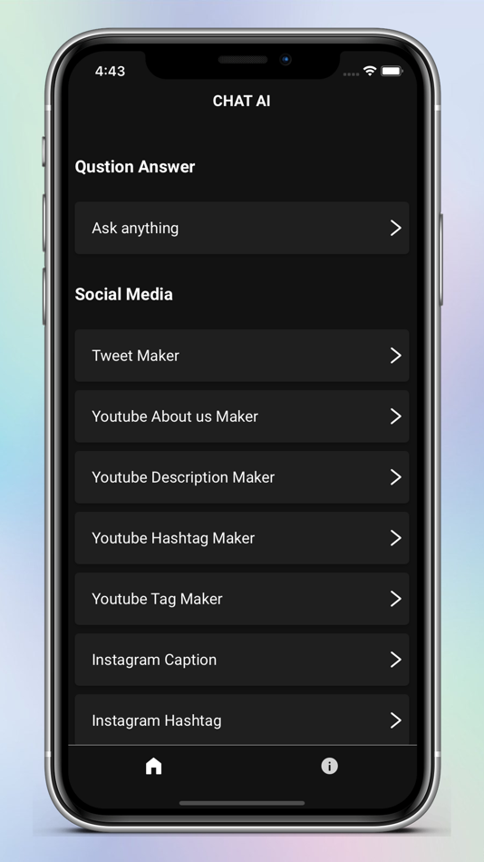 #1. Chat AI - Ask AI Chatbot GPT (iOS) 来自: JIGNESH DOBARIYA