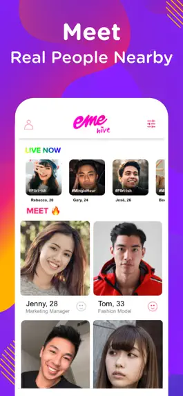 Game screenshot EME Hive - Dating, Go Live mod apk