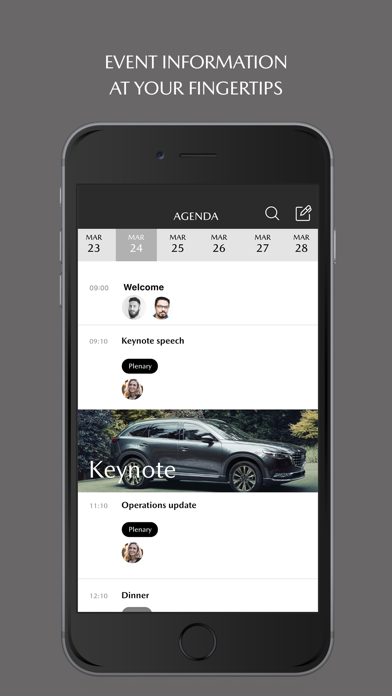 Mazda Events Screenshot
